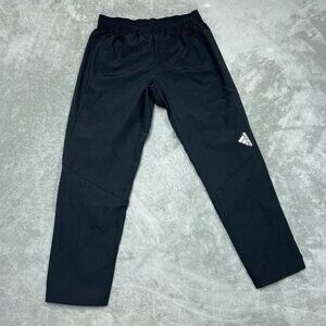 Adidas Black Sports Pants L/G Lightweight Performance Joggers a0926